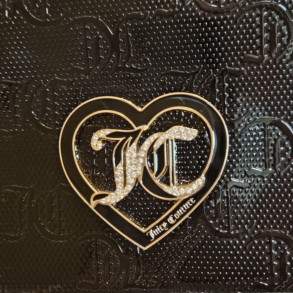 Juicy Couture Black Crossbody Bag with Gold Chain - Picture 3 of 16